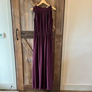 Elegant Purple Maxi Dress